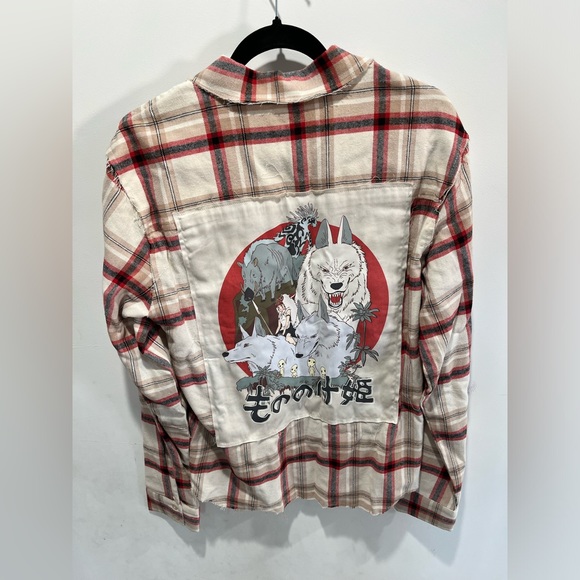 Studio Ghibli Princess Mononoke San Flannel - Picture 4 of 12